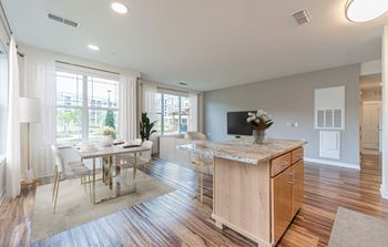 Luxury vinyl plank flooring plus plush carpeting in bedrooms